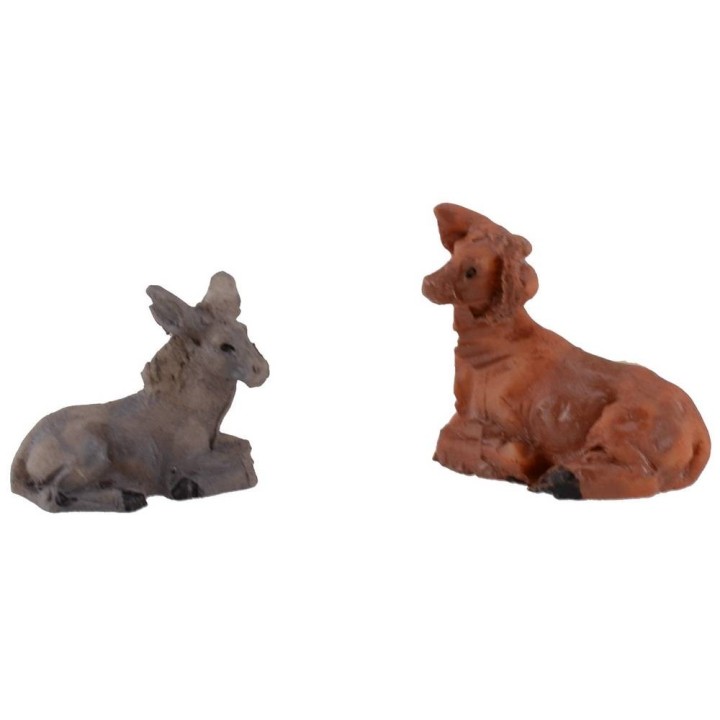 Set Natività 5 cm 11 soggetti per presepe