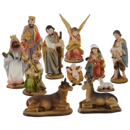 Set Natività 9 cm 11 soggetti per presepe