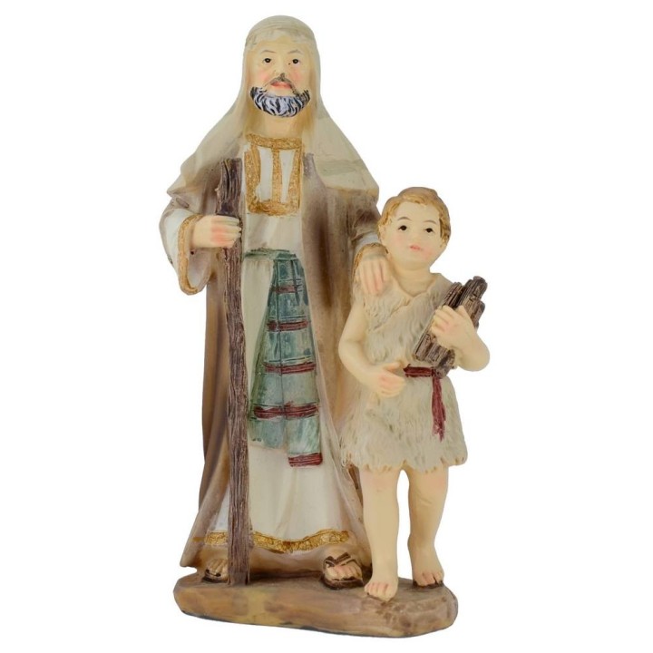 Old with baby in resin 15 cm