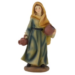 Mujer con ánforas en resina 15 cm