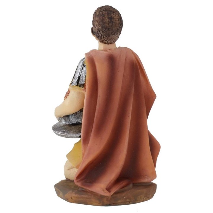 Soldato in ginocchio in resina serie 15 cm