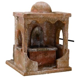 Fuente Palestina funcional para belén de 14,5x14,5x19 cm de