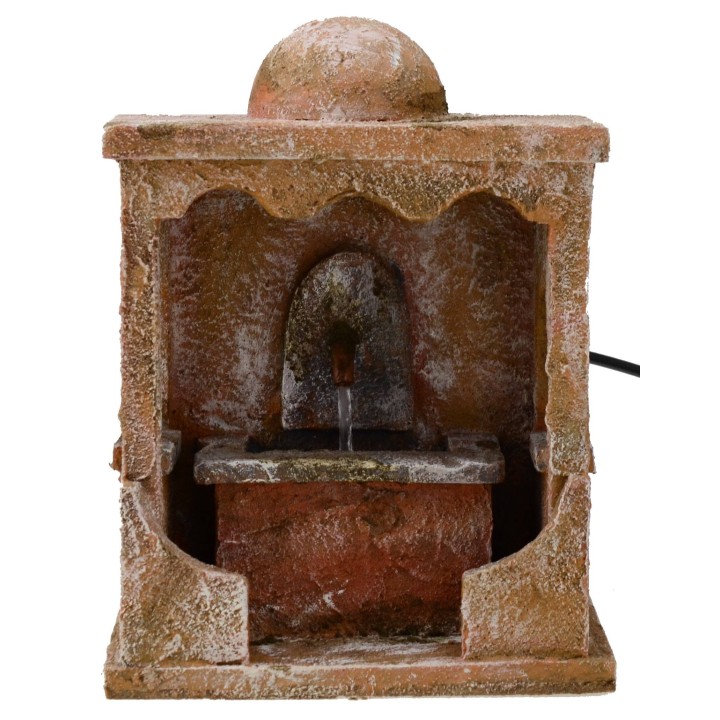 Fuente Palestina funcional para belén de 14,5x14,5x19 cm de
