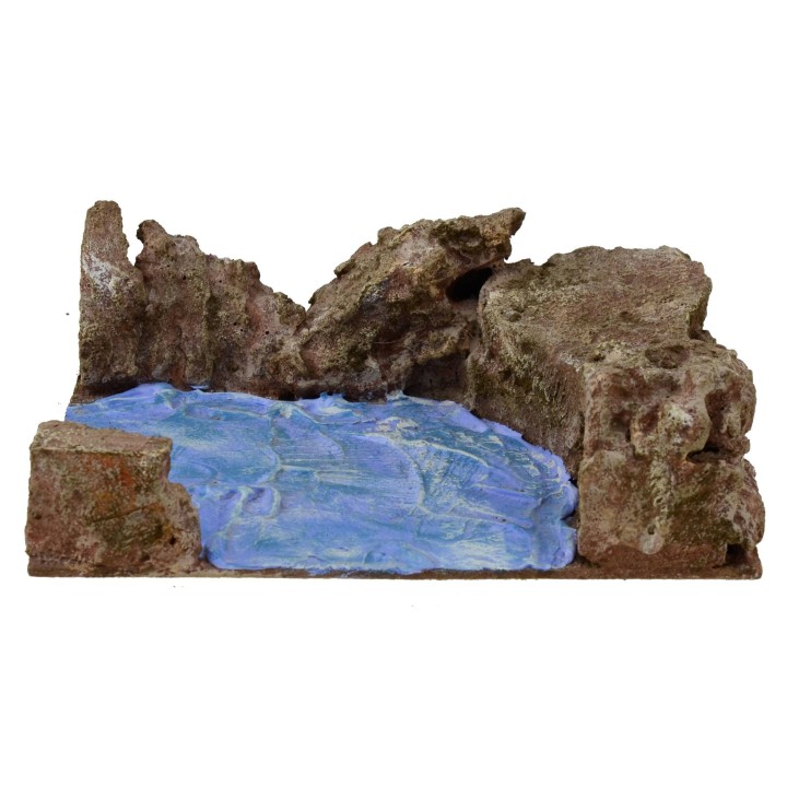 Curva destra ruscello componibile cm 14,5x19,5x6 h
