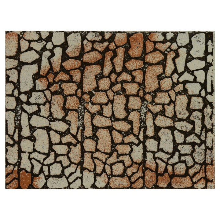 Colored panel in cork with stones large cm 33x25x1