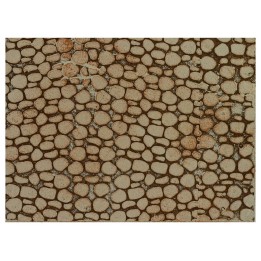 Colored panel in cork at small stones cm 33x25x1