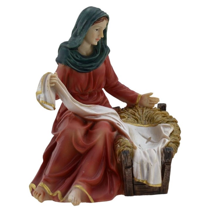 Natività in resina 15 cm presepe