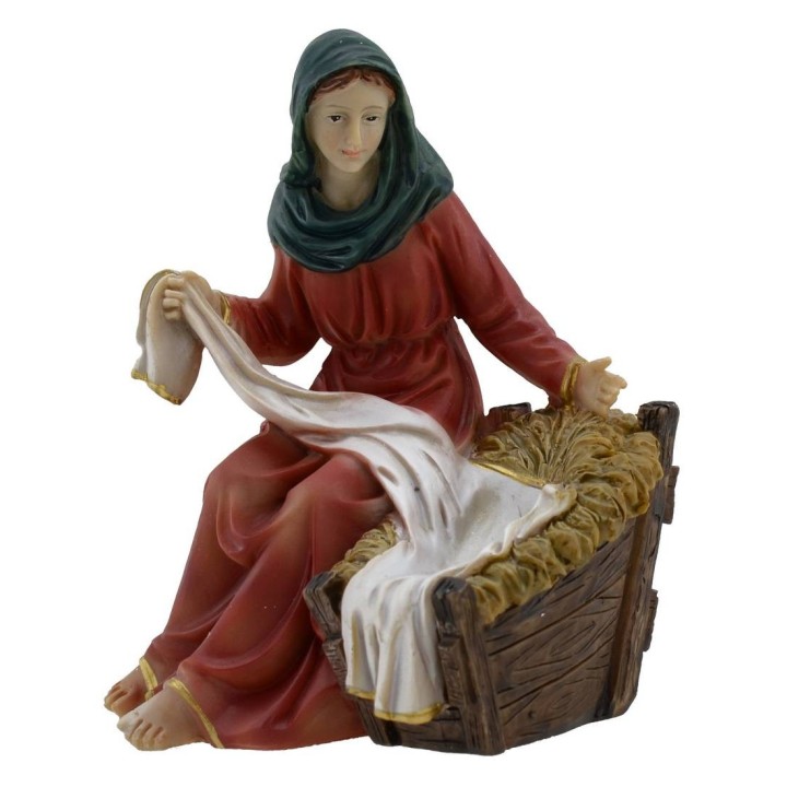 Natività in resina 15 cm presepe