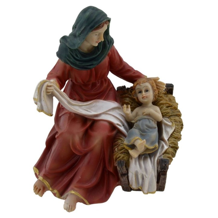Natività in resina 15 cm presepe