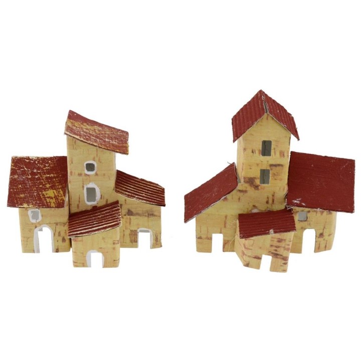 Set 2 casette per presepe cm 7x3x8 h