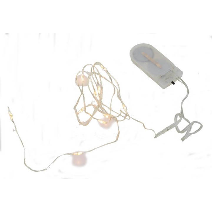 10 Micro-led hot white light with batteries included