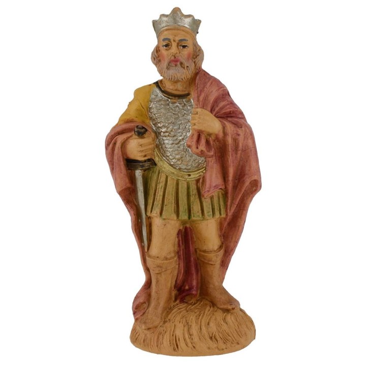 King Erode with sword in pvc lux 12 cm