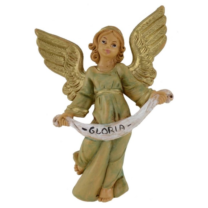 Ángel para colgar en PVC lux 16 cm