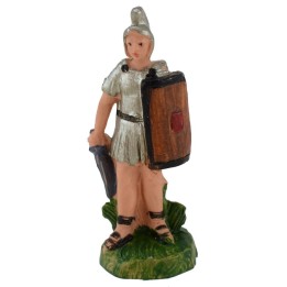 Soldado romano con escudo de 4 cm en PVC
