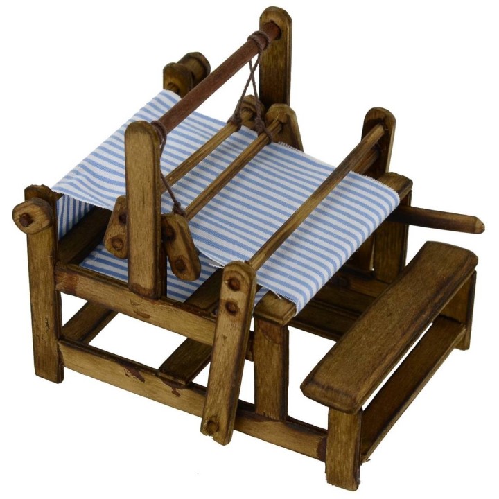 Bastidor de telar de madera cm 7x9x8 h
