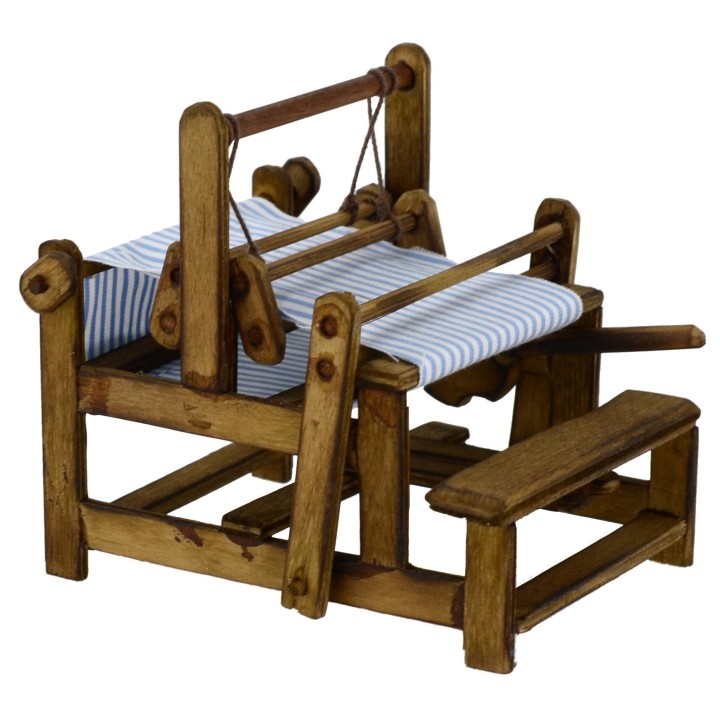 Bastidor de telar de madera cm 7x9x8 h