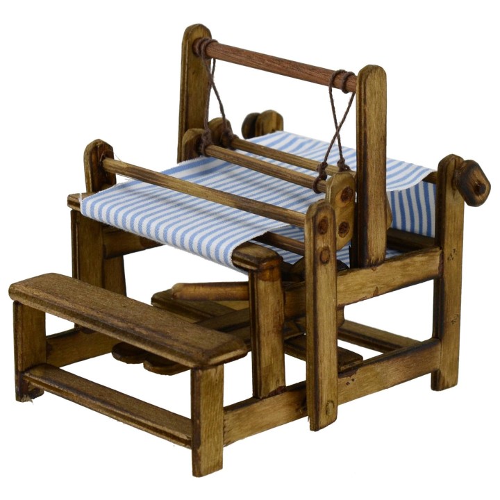 Bastidor de telar de madera cm 7x9x8 h
