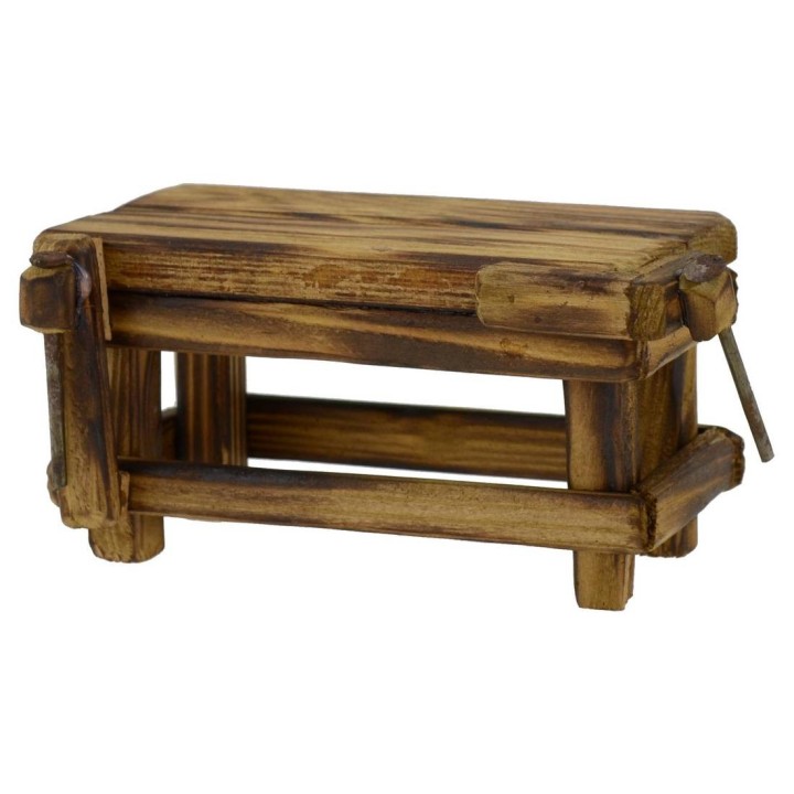 Tavolo in legno per artigiano cm 10x6x5,5 h