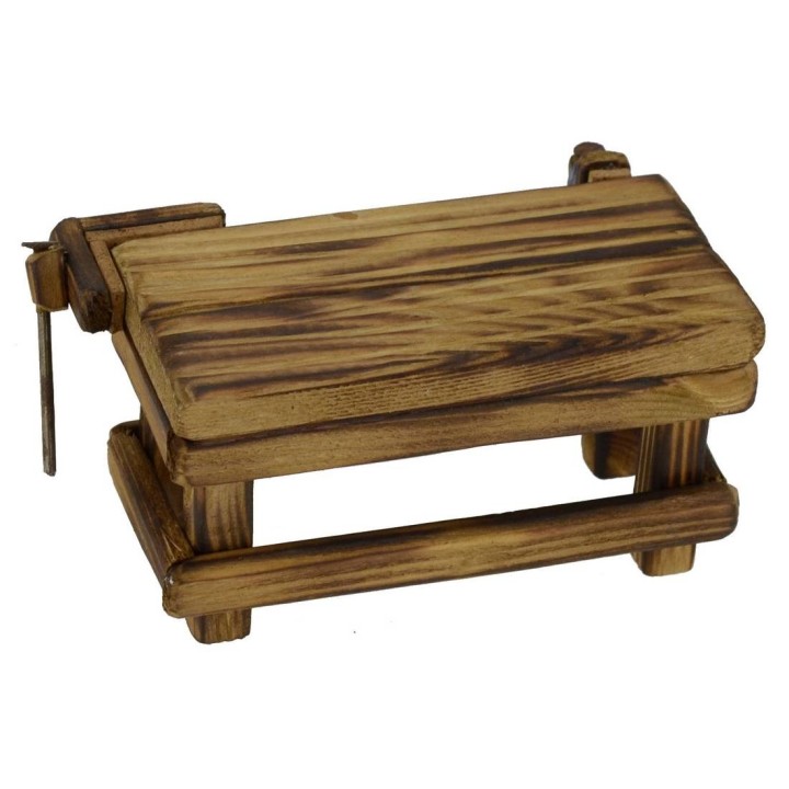 Mesa de madera para artesano cm 10x6x5,5 h