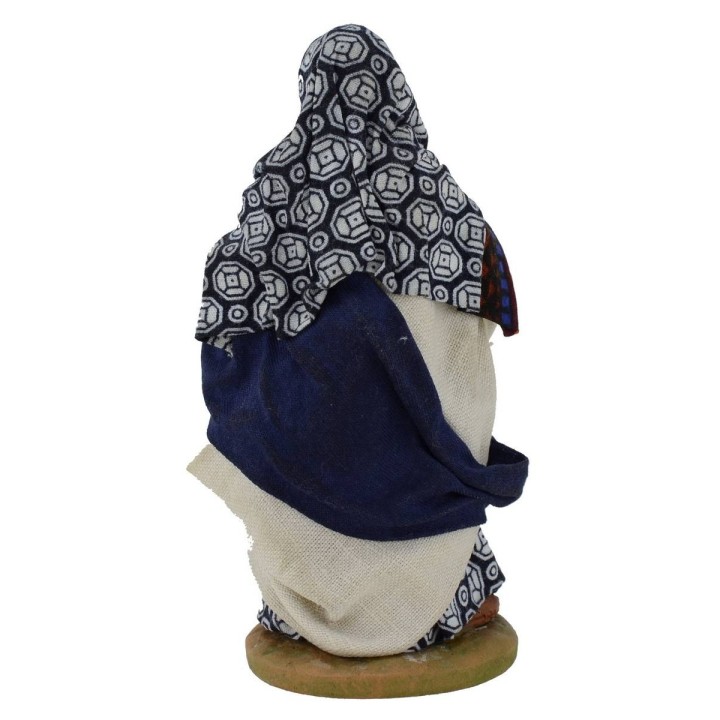 Mujer con cesta de naranjas 12 cm