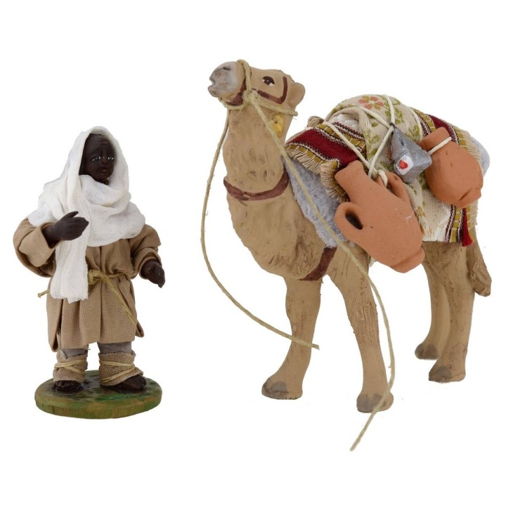 Cammelliere con dromedario serie 10 cm