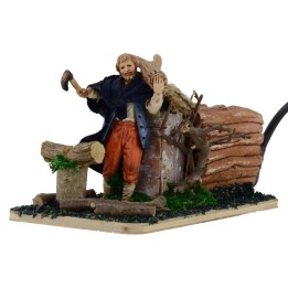 Boscaiolo in movimento 10 cm Landi Moranduzzo presepe