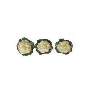 Configura 3 coliflores de 1,2 cm