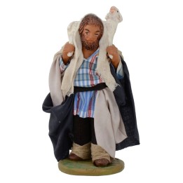 Good shepherd with sheep in shoulders 12 cm