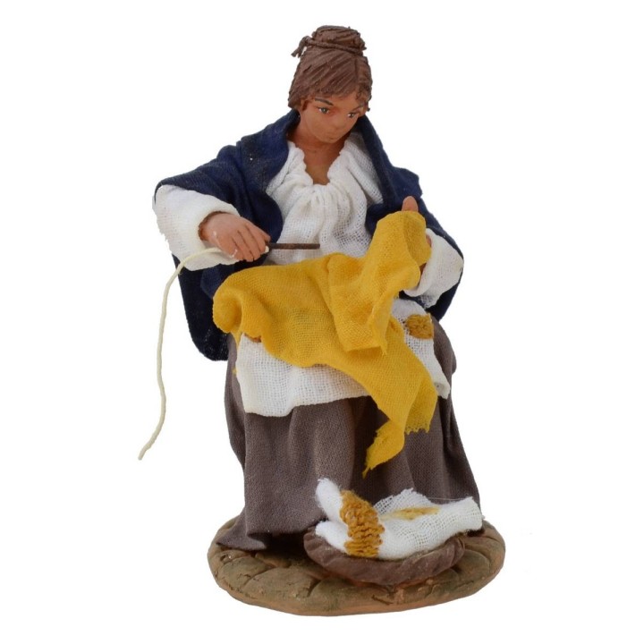 Ricamatrice seduta serie 12 cm Lux