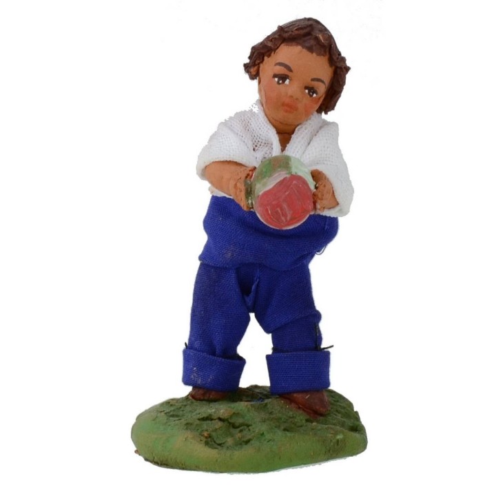 Bambino con la palla serie 12 cm Lux