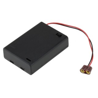 Porta batterie con interruttore e presa 3XAA stilo
