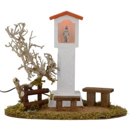 Altarito iluminado cm 16x11,5x13,4 h