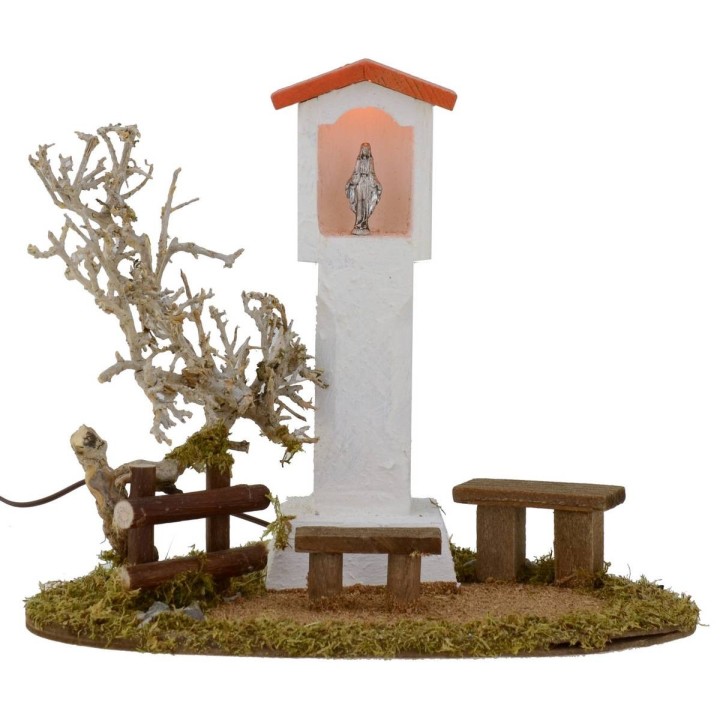 Altarino illuminato cm 16x11,5x13,4 h