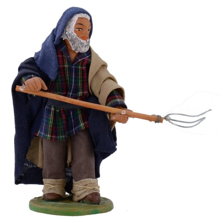 Campesino con horca 11 cm