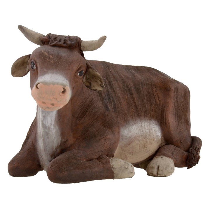 Set bue and donkey seated for statues 30 cm