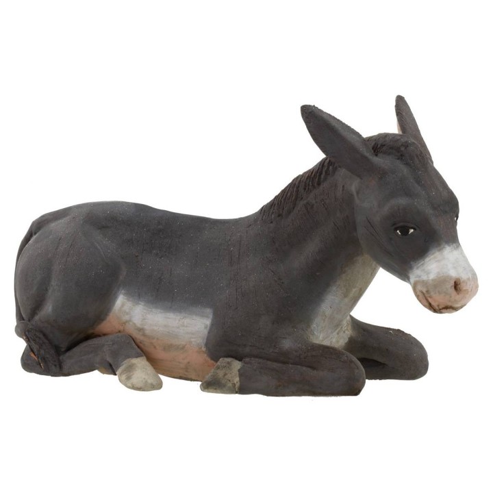 Conjunto de buey y burro sentados para estatuas de 30 cm