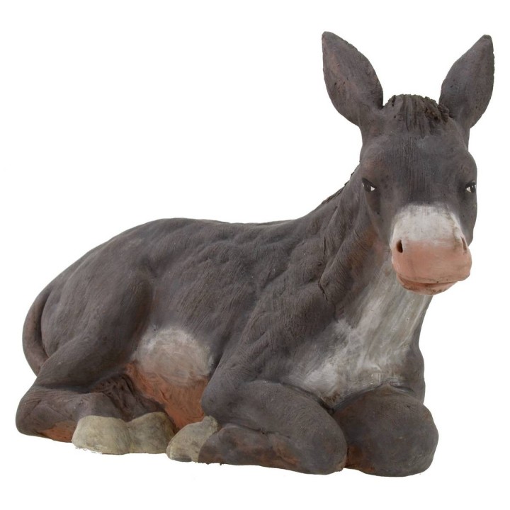 Conjunto de asno y buey sentados para estatuas de 30 cm