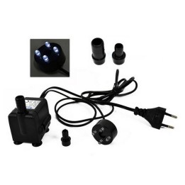 Bomba con luces LED 400 l/h 80 cm 220V. 