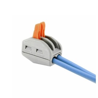Conector rápido de 2 polos terminal.