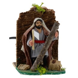 Arabian woodcutter on the move 8 cm