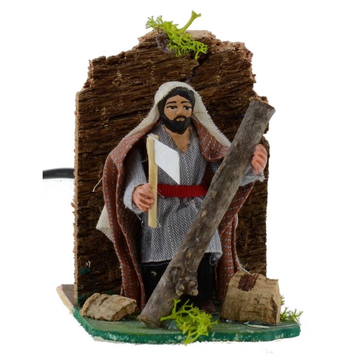 Arabian woodcutter on the move 8 cm