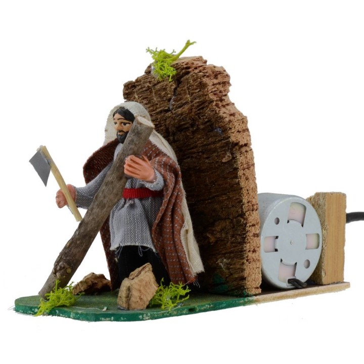 Arabian woodcutter on the move 8 cm