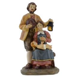 Famiglia con neonato 10 cm