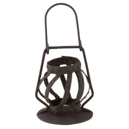 Lantern in metal aged for statues 30 cm