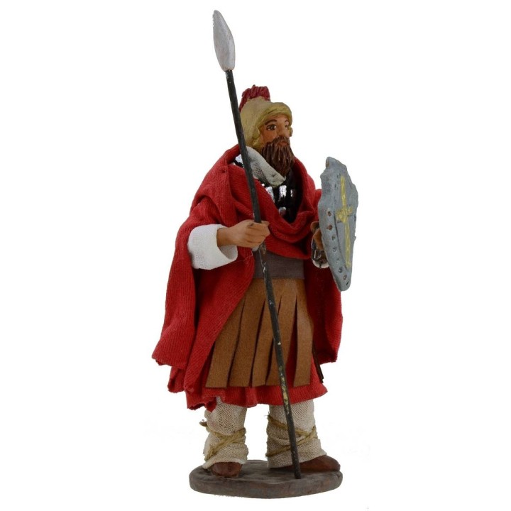 Soldado con escudo y lanza 12 cm