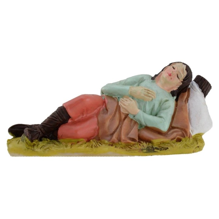 Dormiente in resina serie 10 cm statue per presepe