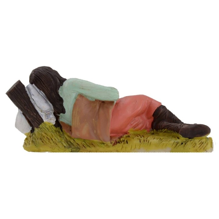 Dormiente in resina serie 10 cm statue per presepe