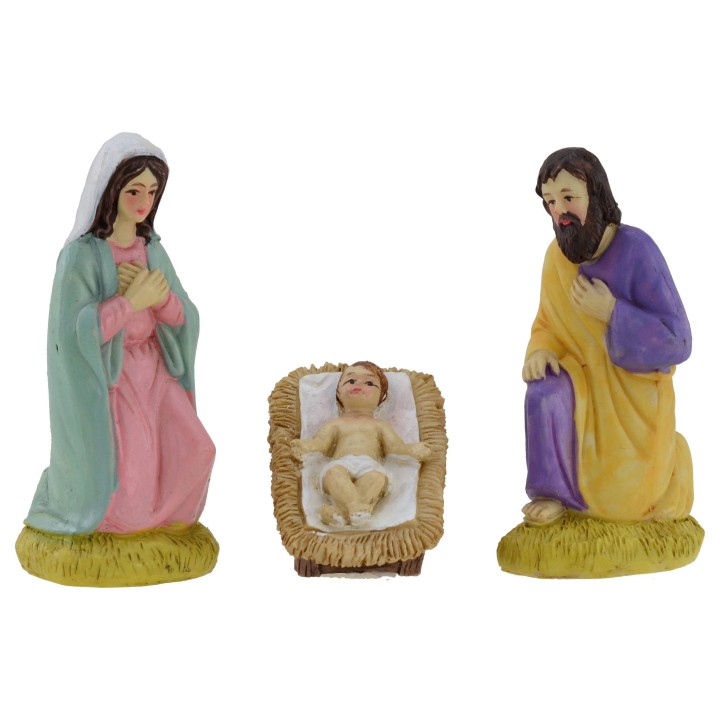 Set Natività 12 cm 6 soggetti per presepe