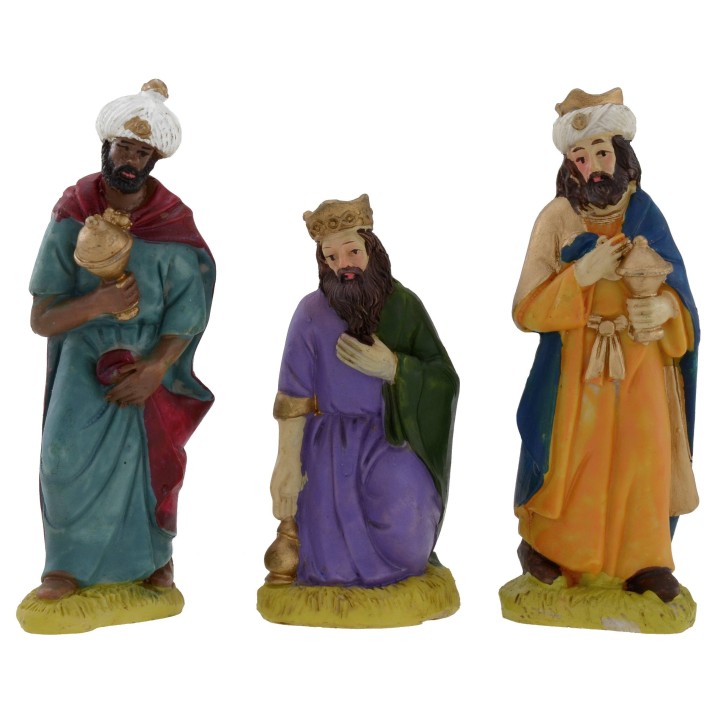Set Nativity 12 cm 6 subjects per presepe