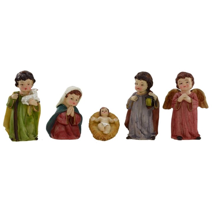 Conjunto Natividad 11 cm 8 figuras línea infantil